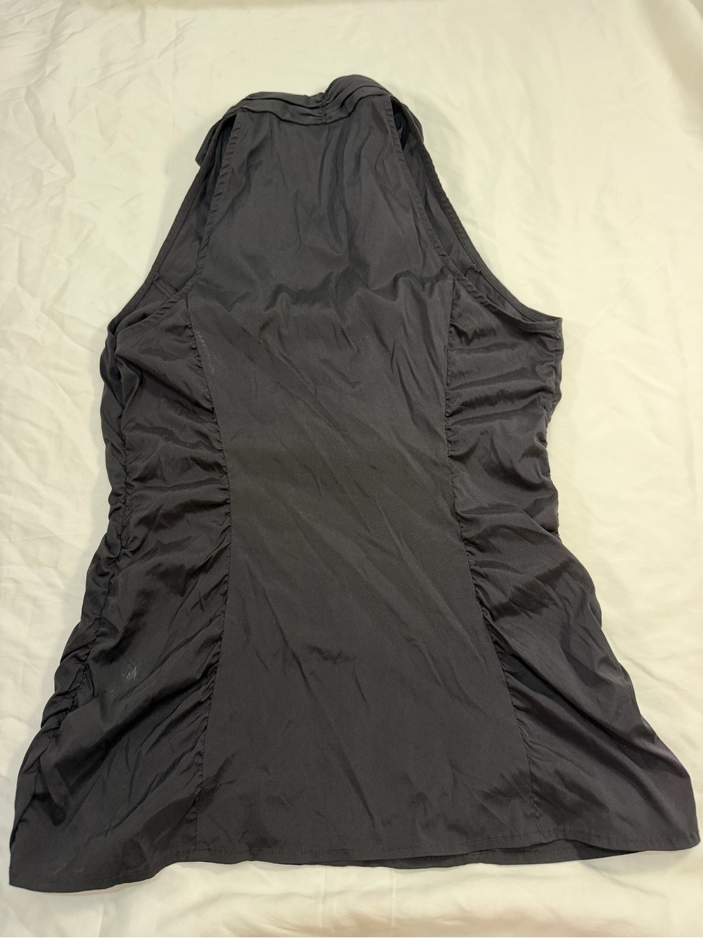 Black Ruffle Halter top - Picture 8 of 12